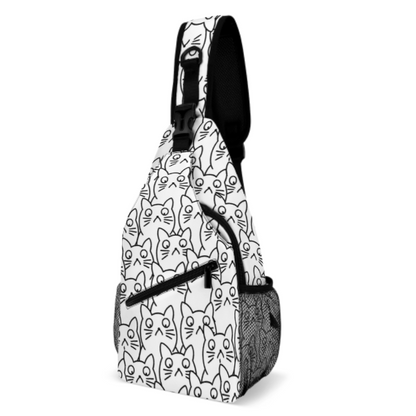 Full Printed Chest Bag  Style 38x20cm