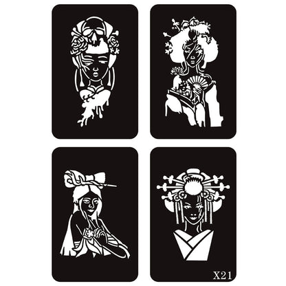 DIY Materials-3PC Tattoo Stickers, Random Delivery