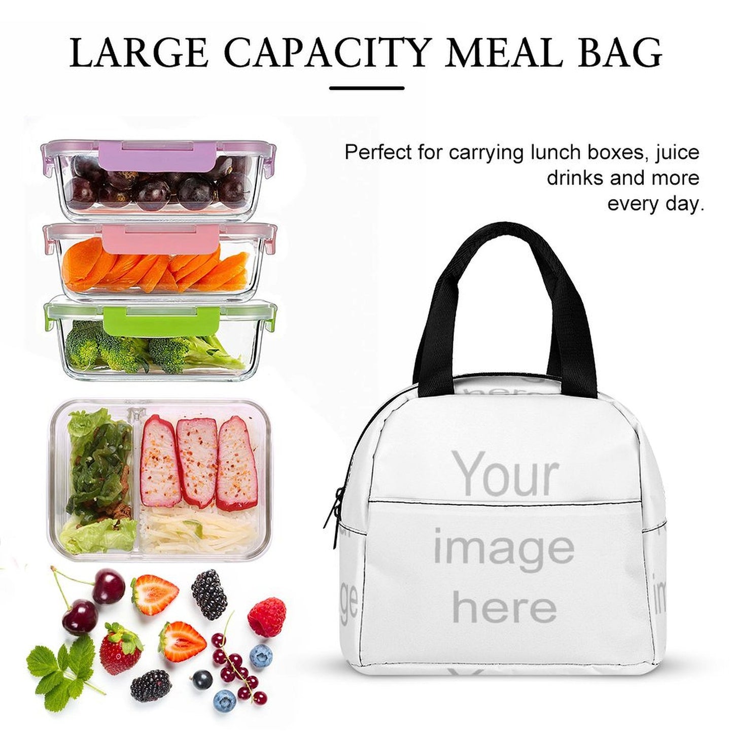 Insulated Meal Bag  Style 22*20*13cm