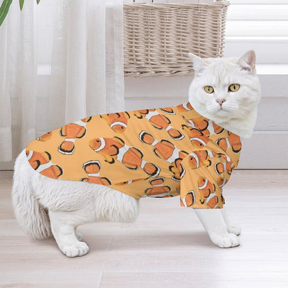 Pet Shirt Fish，orange